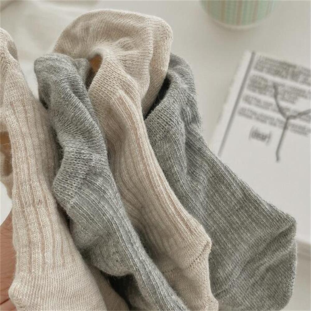 Однотонные носки с бантом, весна-лето, милые чулки, новые невидимые милые носки