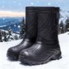 Snow Boots, Large Size Thermal Boots, Waterproof and Non-slip Cotton Shoes, One Long Boot, Velvet Comfortable Cotton Boots.