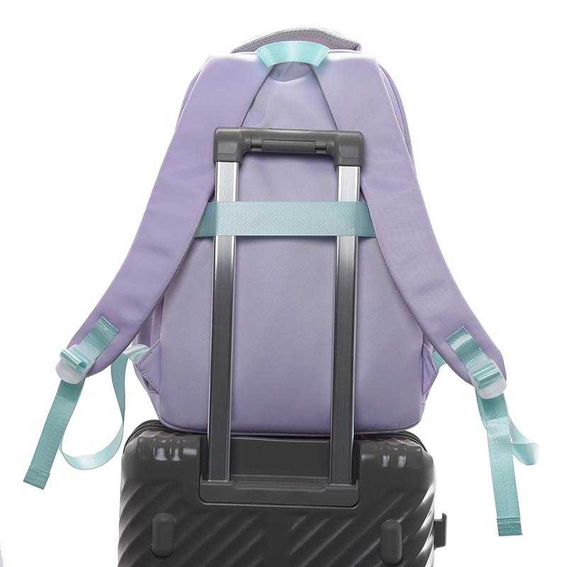 Children's Schoolbag Solid Color Women's Large Capacity Backpack Water-Repellent Backpack Student Backpack