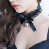 Flirting Toys Female Sex Bondage Cosplay Games Sexy Black Lace Collar Slave Game Tool
