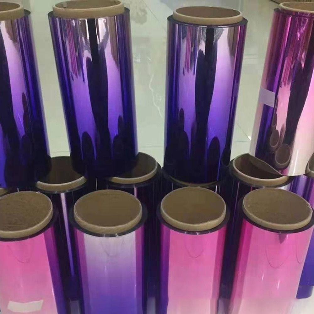 Anti-UV Car Sun Visor Sticker Gradient Color Car Solar Window Tint Film Car Decoration Accessories