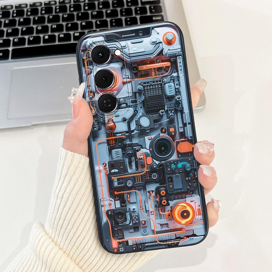 Чехол для Tecno Spark 40 Pro / Spark 40 Pro Plus Чехол 2025 Новый Креативный Мультяшный Мягкий Силиконовый Чехол для Телефона для Spark 40 40C Fundas