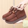 Winter New Velvet Thickened Warm Shoes Old Beijing Cloth Shoes Women's Soft-soled Snow Boots