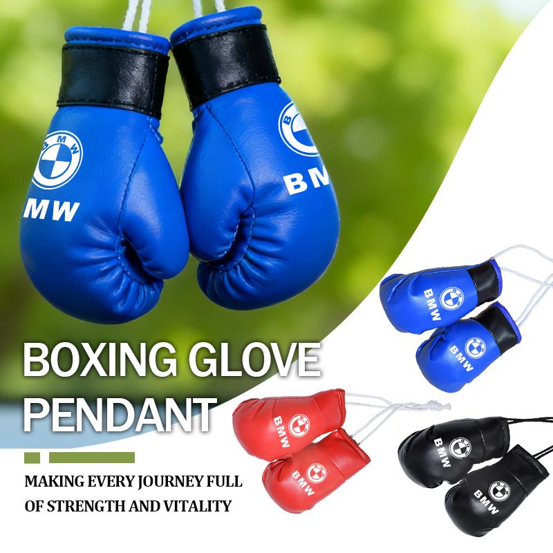 HKUG1 2pcs Mini Boxing Gloves Car Pendant Home Wall Hanging Decoration For BMW M Performance E36 E46 E60 E90 E91 E92 E93 F30 F20
