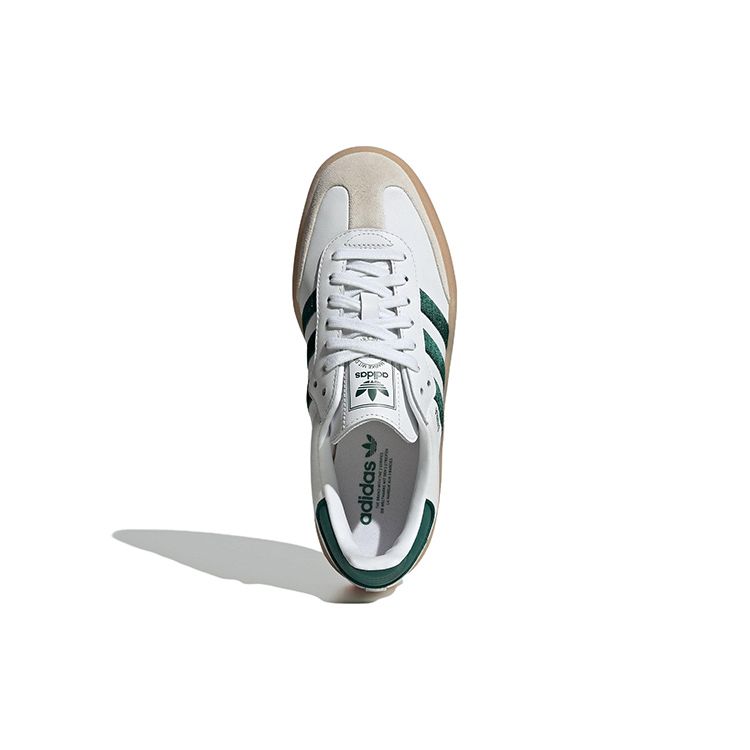 adidas Sambae White Green Gum Женские кроссовки Cloud-White Collegiate-Green ID0440