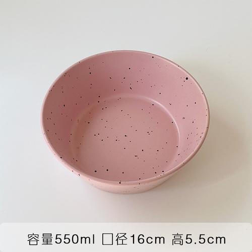 Белая керамическая миска и тарелка в стиле ретро с чернильными пятнами Поднос для стейков и фруктов в стиле вестерн Салатница Столовая посуда Тарелка для основного блюда