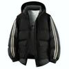 Winter Thick Cotton Clothing for Men, Warm and Loose Oversized Cotton Clothing for Men, Hooded Cotton Jacket, Outerwear, Cotton Clothing