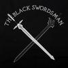 Sword Art Online Black Swordsman Embroidered Patch Base Work Shirt Black M Size