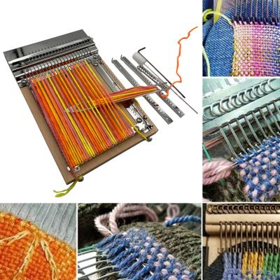 Детский ткацкий станок Ткацкий станок для начинающих Ручное ткачество Мини-станок для детских поделок Гобелен Шарф Подставка