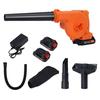 Electric Leaf Blower Cordless, Electric Leaf Blower for Lawn Care, Battery Powered Leaf Blower for Snow Blowing (2 Batteries & 1 Charger Included)