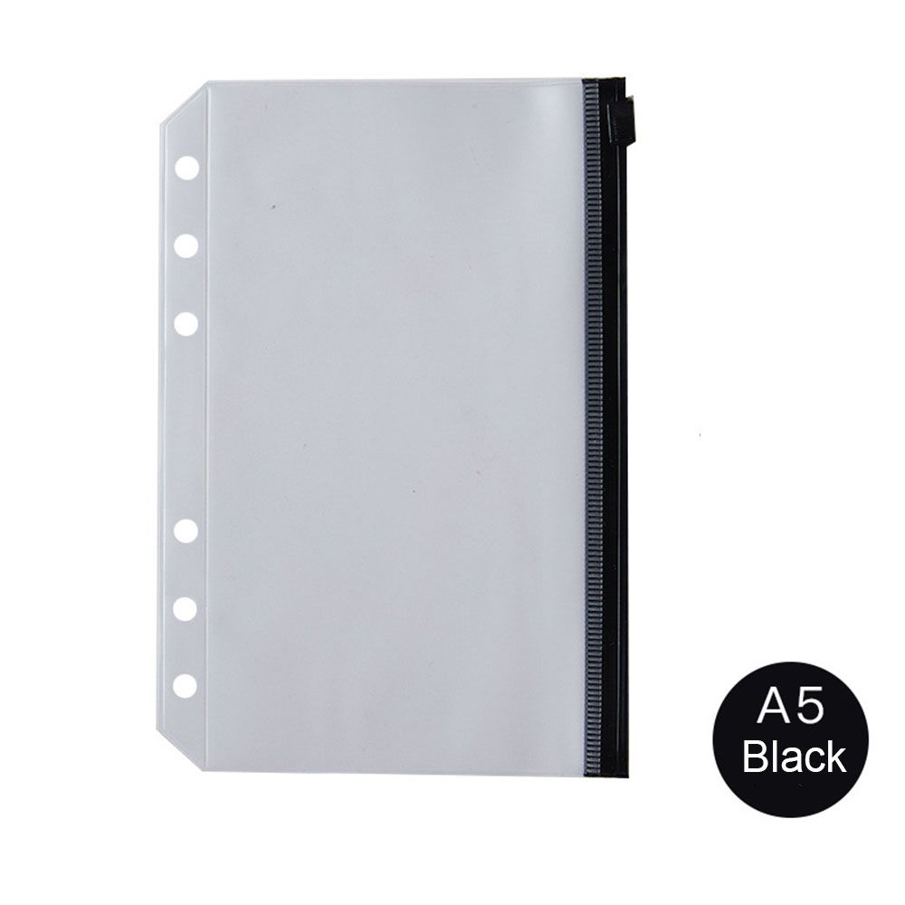 Organizers 6 Ring Loose Leaf Bags Binder Zipper Folders Notebook Binder Binder Pockets A5 A6 Size