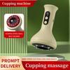 USB Rechargeable Abdominal Massager for Hot Compress and Adjustable Guasha Cupping Intensity Arm and Leg Massage Handheld