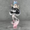 Anime Figure Re:Life In A Different World From Zero Rem Maid Skirt Standing Model Toy PVC Action Collection Doll