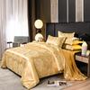 European Style Satin Jacquard (four-piece Set, Three-piece Set) Quilt Cover, Bed Sheet, Pillowcase, Single Bed, Double Bed Bedding