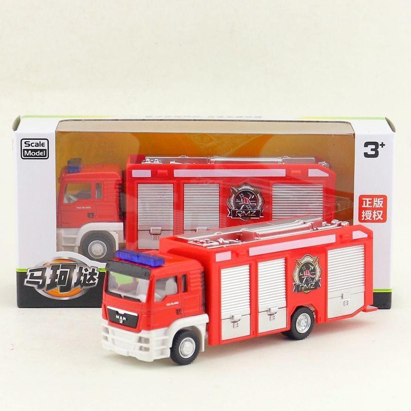 Yufeng Mackay 164 Alloy Model Scania Man Engineering Vehicle Mixer Fire Truck Container Truck