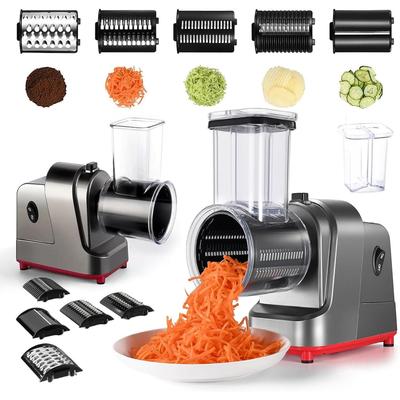 Электрическая терка для сыра, салатница с 5 лезвиями различной формы, электрический измельчитель-ломтерезка мощностью до 400 Вт, электрическая салатница