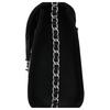 Michael Kors Серия 'Box' MK Розовый Серебряная Пряжка Полосатая Цветовая Блокировка Цепочка ПВХ Сумка через плечо Средняя Женская сумка через плечо 35F0SXOL2L-BLACK-MULTI