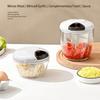 Portable Manual Rope Grinder 500ML/900ML Vegetable Onion Cutter Meat Mincer  Cooking