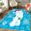 1Pc Polar Bear Christmas Card Rug Office Carpet Indoor Outdoor Doormat Nonslip Soft Living Room Christmas Halloween Gift D922107