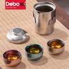 Дорожный чайный набор Debo из чистого титана