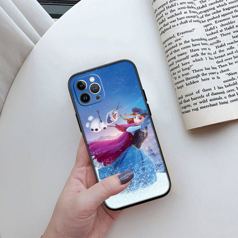 ED39 Олаф Эльза Анна чехол для телефона iPhone 6 6s 7 8 11 12 13 14 15 XS Pro Max XR X SE Samsung S20 S21 S22 S23 S24 FE Ultra Plus Lite S21S A55