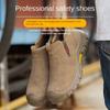 Обувь для страхования труда, мужская, противоударная и ударопрочная, строительная защитная обувь, изоляционная 6 кВ, электросварочная рабочая обувь