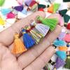 20pcs Gold Thread Band Loops Small Tassel Fringes Jewelry Accessories DIY Earrings Hair Accessories Fashion Handmade Materials