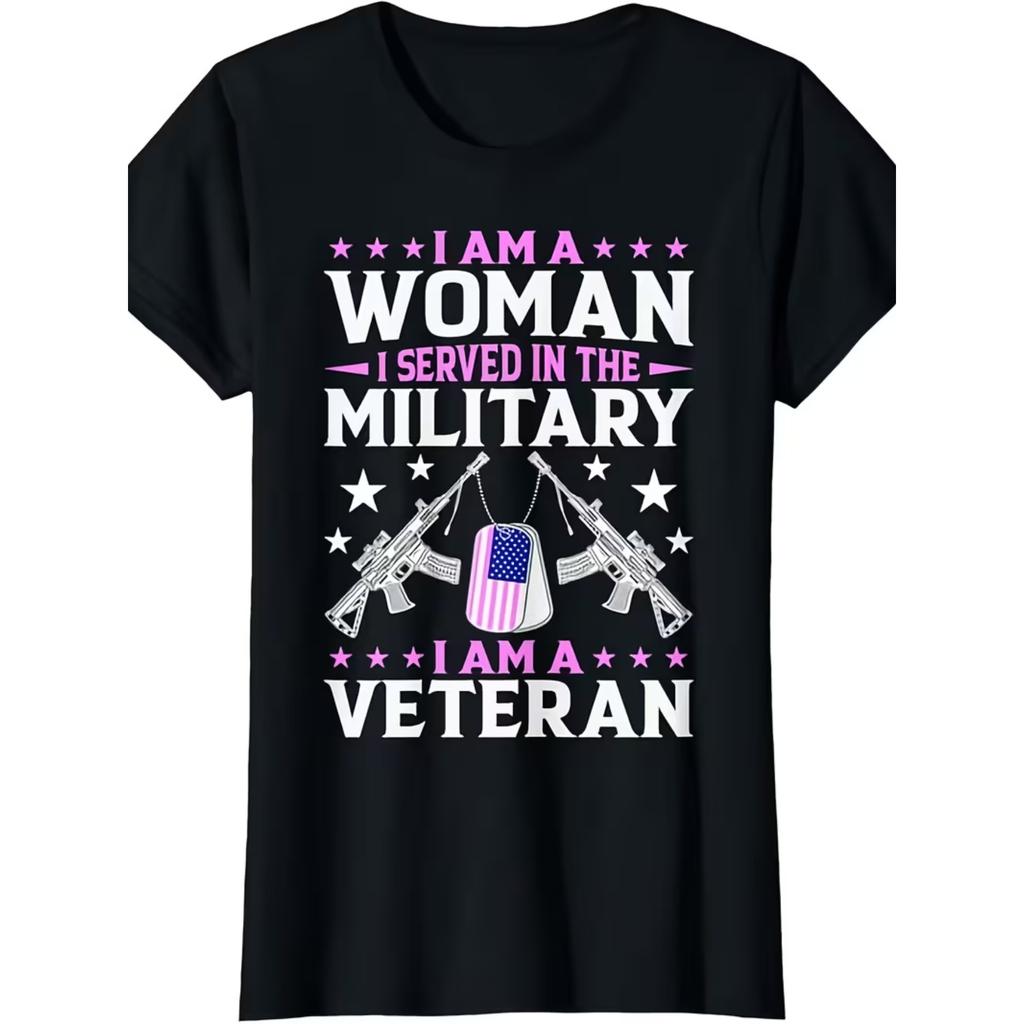I'm A Veteran Served in The Military Female Veteran Mom T Shirt