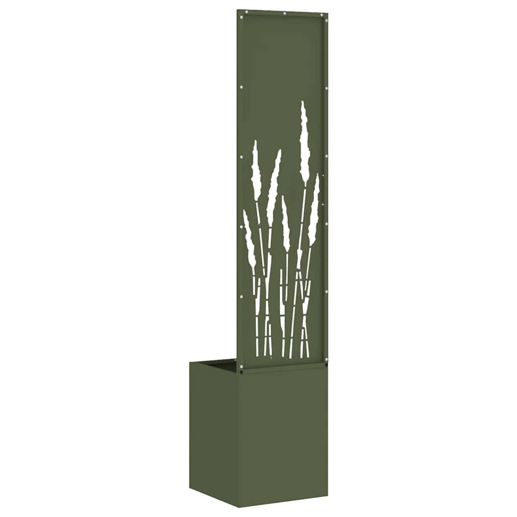 Garden Privacy Screen Canvas Olive Green 32 x 150 cm