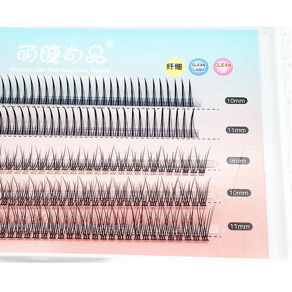 Needed Eyelashes Extension Natural Long Premade Volume Fan Eyelashes A Shape&Volume Cluster Mixed