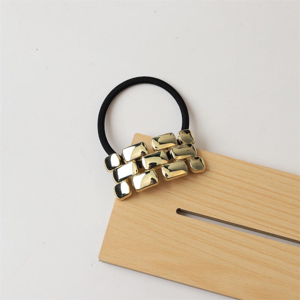 Блестящая веревка для волос из сплава: Износостойкий, красочный, стильный аксессуар для волос для женщин