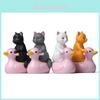 Серия Waterplay ПВХ Мультяшная Утка Кот Миниатюрный Декор для Сада для Подарков и Сувениров для Вечеринок