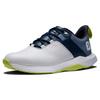 Обувь для гольфа FootJoy Pro Lite Lace см 3E мужские белые/темно-синие 26.0