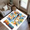 Colorful Animal Friends Customize Your Name Area Rug Design for Entryway Playrooms Kitchen Living Rooms Anti-slip Rug Office home decor