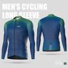 Мужская профессиональная велосипедная джерси Lampada - С длинным рукавом, дышащая, облегающего кроя для весны/осени.