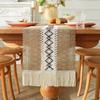 Table Cloth Macrame Table Runner Farmhouse Style Modern Farmhouse Decor Rustic Woven Cotton Festival Home Decoration