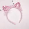 Девушки милые кошачьи уши в форме марлевых повязка на голову с блестками повязка для волос обруч аксессуары
