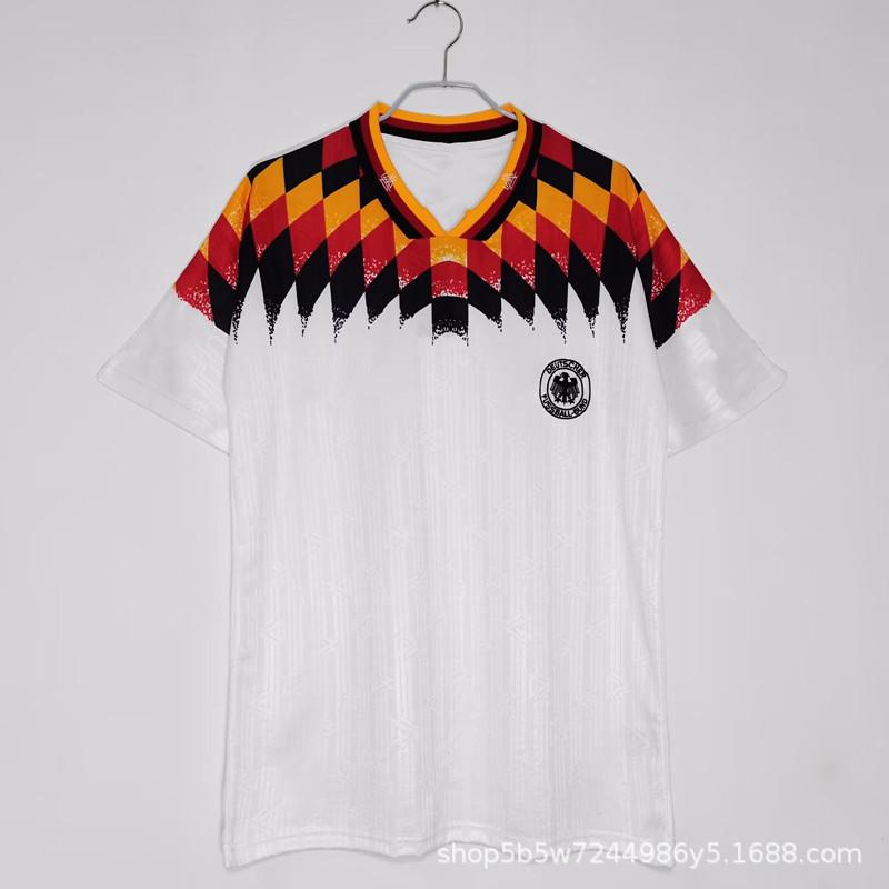 1990 German Scotland main vintage vintage field player edition jersey, German Müller Kross Havertz jersey