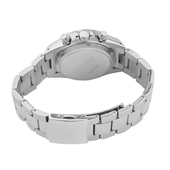 GRANDEUR Сделанные в Японии Водонепроницаемые до 10 АТМ Часы-хронограф с браслетом из нержавеющей стали JGR004W5 Синий [GRANDEUR] Мужские