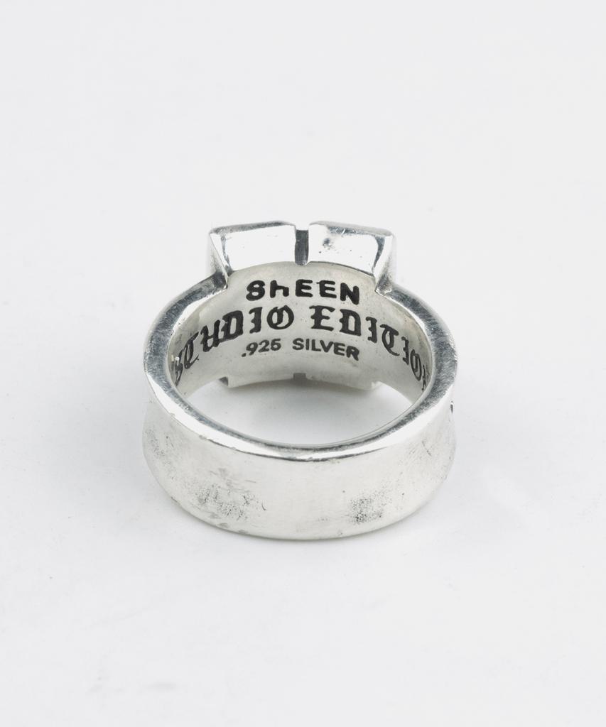 Sheen666 Dum Series Foursquare Ring Black Cubic (Type A)