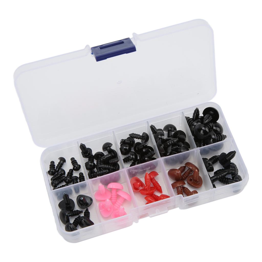 75 шт. безопасные глаза носы разных размеров прочные долговечные гладкие удобные смоляные игрушечные глаза