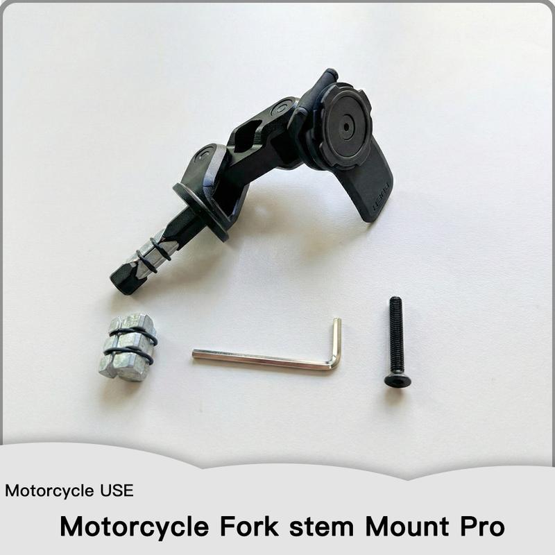 Universal Motorcycle Fork Stem Mount Phone Holder Stand - Standard & PRO Adjustable CNC Bracket for Sport Bikes Hollow Stem