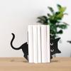 Decorative Cat Bookend Figurine Black Lover Gift Stylish Nonskid Decor Ornament for Living