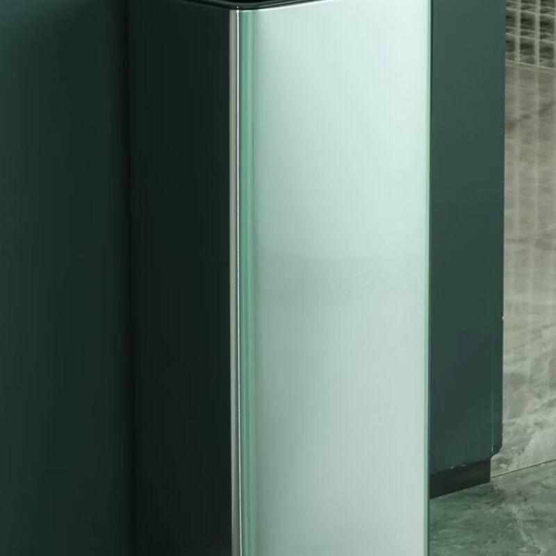 Stainless Steel Shake-Lid Trash Can