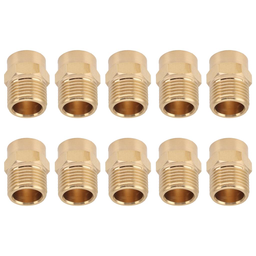 10PCS Directional Slot Nozzle Brass Cooling Misting Rustproof Heat Resistant Water Hose Nozzle for
