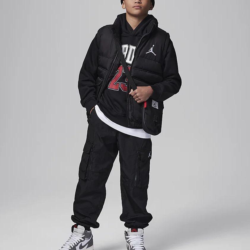Jordan Kids Sweatshirts Hooded Thickened FV3203-010