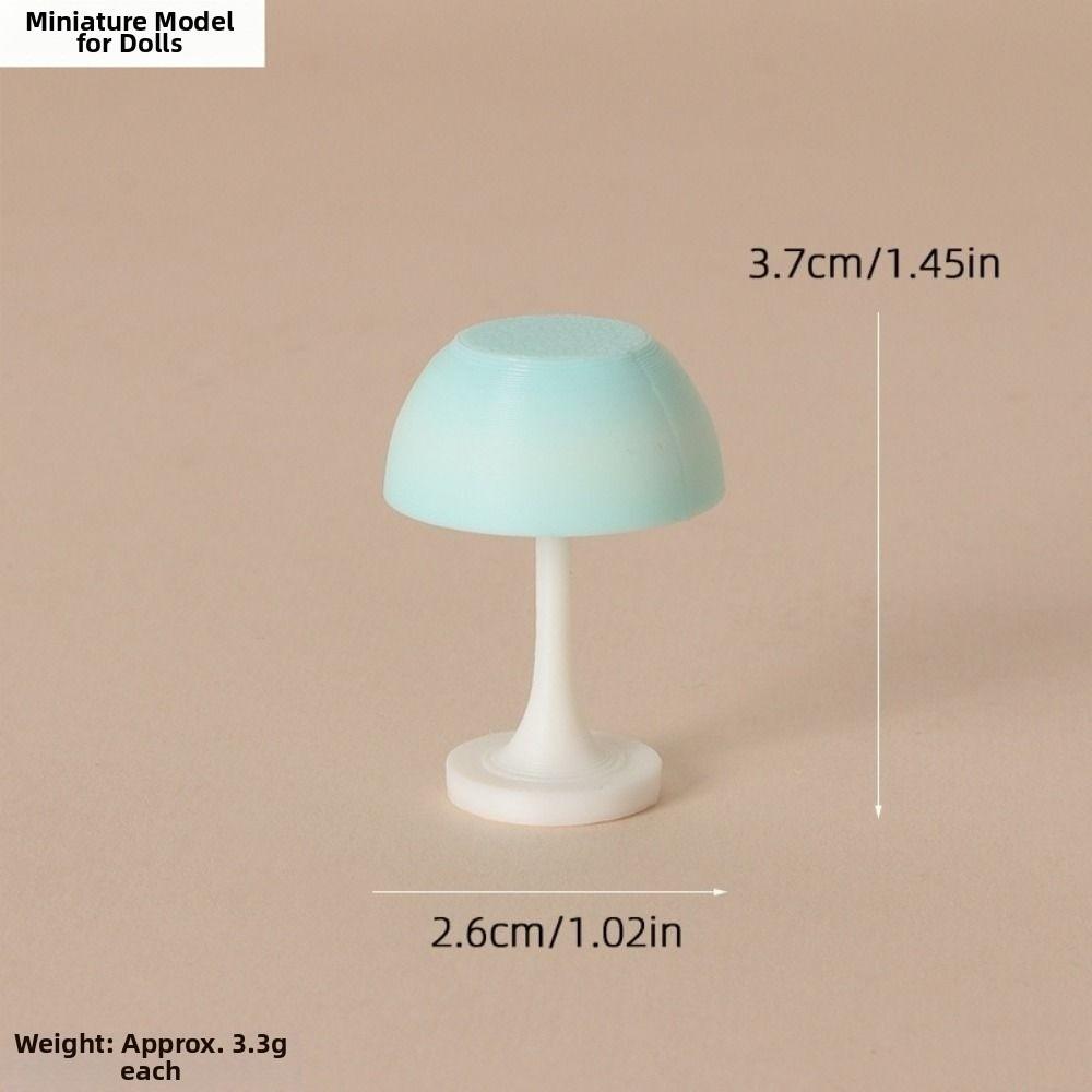 1:12 Dollhouse Miniature Desk Lamp Simulated Pattern Bedroom Lamp Dollhouse Furniture Decoration