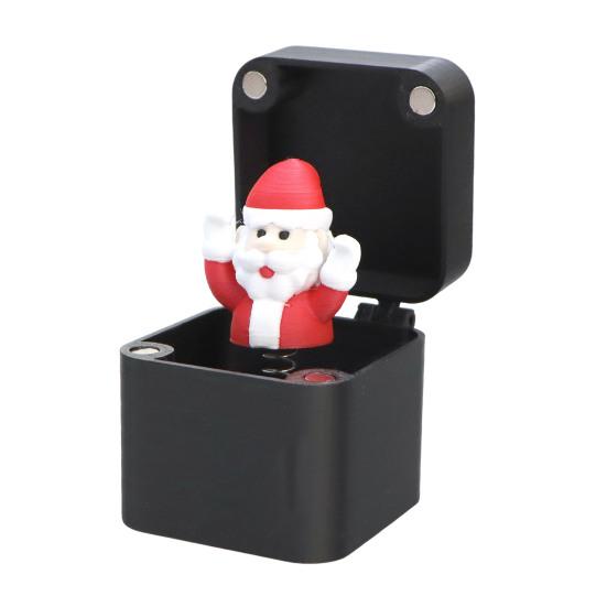 1/2/4 шт. Рождественское украшение «Средний палец в коробке», Всплывающий Санта-Клаус, Олень