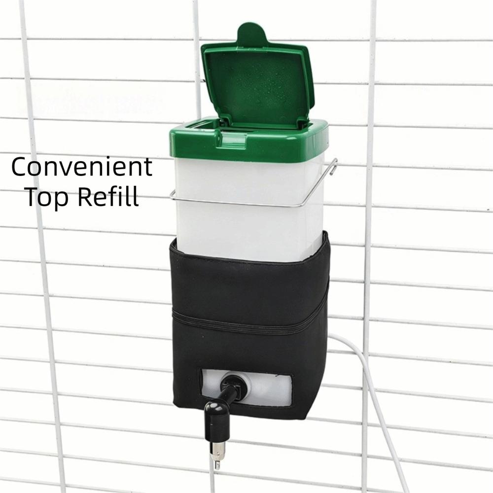 Leak-Proof Rabbit Thermostatic Water Dispenser Large Capacity Automatic Rabbit Drinker Rabbit