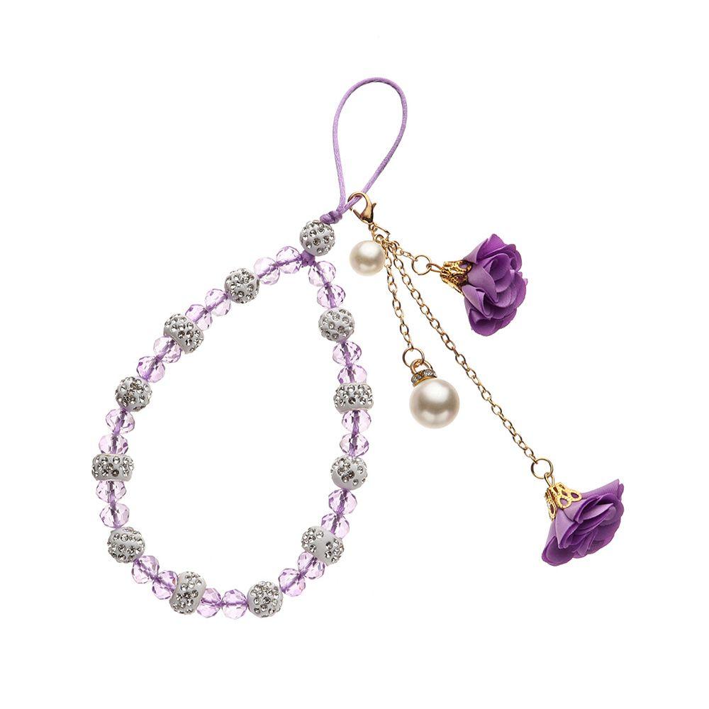 Ремешок Шнурок Подвеска-цветок Брелок Веревка на запястье Шнурок против потери Шнурок для мобильного телефона